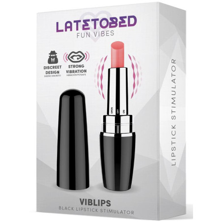 Stimulateur de clitoris VIBLIPS 9.5 x 2.5cm Noir