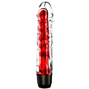 Gode vibrant CHRIS 14 x 3.3cm Rouge