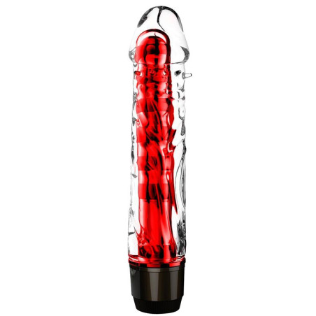Gode vibrant CHRIS 14 x 3.3cm Rouge