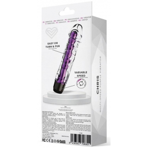 Gode vibrant CHRIS 14 x 3.3cm Violet