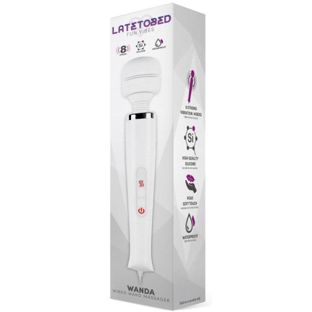 Wand Puissant WANDA 8 Vibrations Blanc