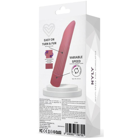 Stimulateur de clitoris NYLY 13 x 2.5cm Rose