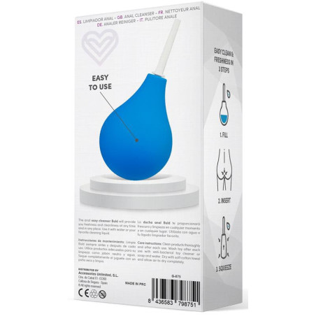 Poire anale BULD EASY Bleue