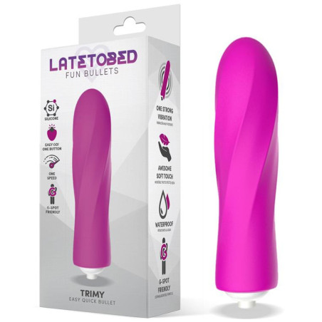 Stimulateur de clitoris TRIMY 10 x 2.5cm Rose