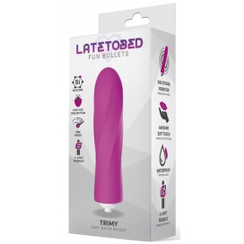 Stimulateur de clitoris TRIMY 10 x 2.5cm Rose 2