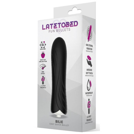 Stimulateur de clitoris BILIE 10 x 2.5cm Noir