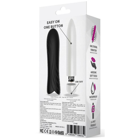 Stimulateur de clitoris BILIE 10 x 2.5cm Noir