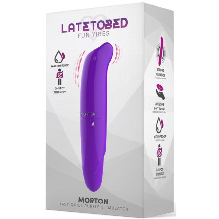 Stimulateur de clitoris MORTON 13 x 2.5cm Violet