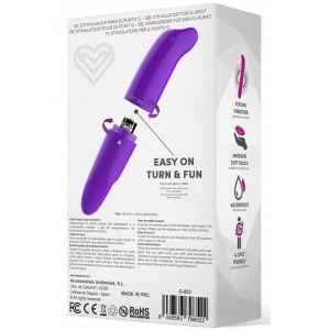 Stimulateur de clitoris MORTON 13 x 2.5cm Violet
