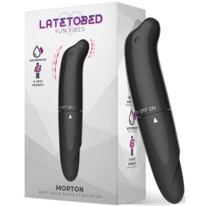 Stimulateur de clitoris MORTON 13 x 2.5cm Noir