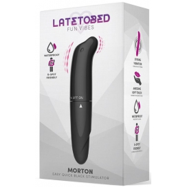 Stimulateur de clitoris MORTON 13 x 2.5cm Noir 2