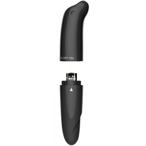 Stimulateur de clitoris MORTON 13 x 2.5cm Noir