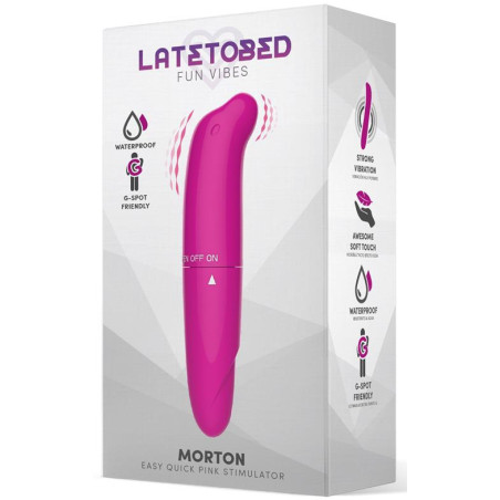 Stimulateur de clitoris MORTON 13 x 2.5cm Rose