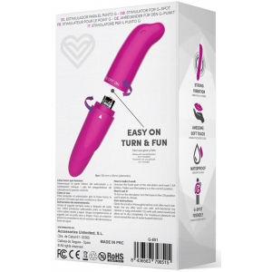 Stimulateur de clitoris MORTON 13 x 2.5cm Rose