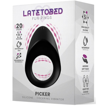 Cockring vibrant Silicone PICKER 28mm
