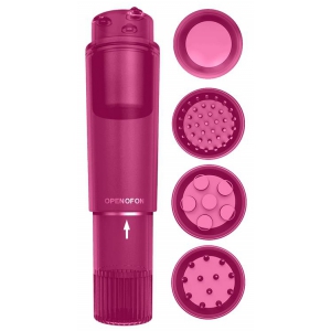 Stimulateur vibrant 4 Têtes HEADY Violet