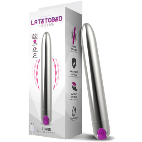 Vibro RENEE 18 x 2.7cm Argenté
