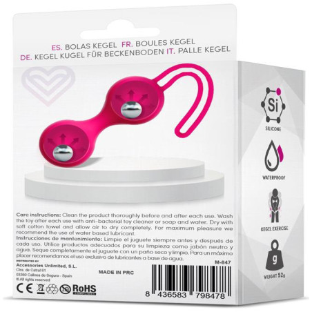 Boules de Kegel FITTY 2 Rose 3cm | Poids 52gr
