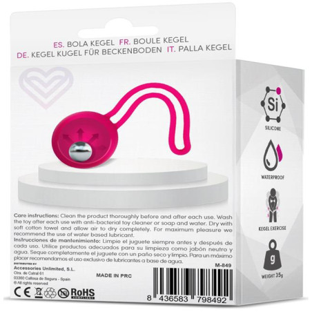 Boule de Kegel FITTY 1 Rose 3.4cm | poids 35gr
