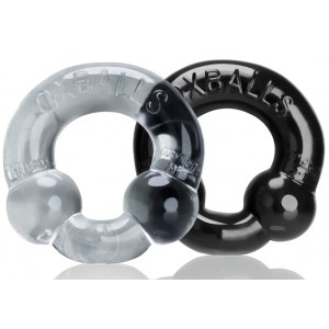 Pack Cockrings Ultraballs Oxballs Clear-Noir
