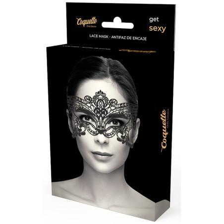 Masque en dentelle VENEZIA Noir