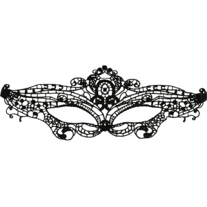 Masque en dentelle CHIC Noir