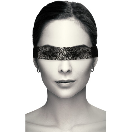 Ruban Dentelle pour les yeux Noir