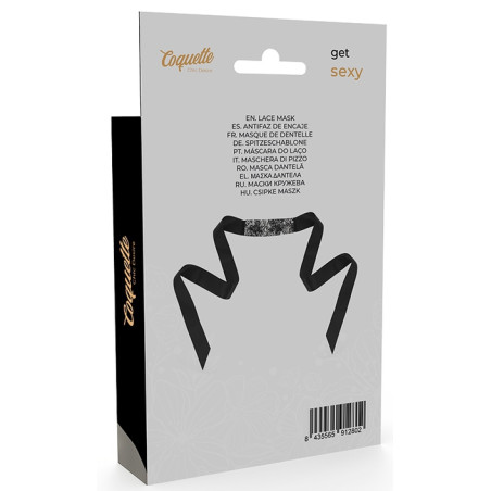 Ruban Dentelle pour les yeux Noir