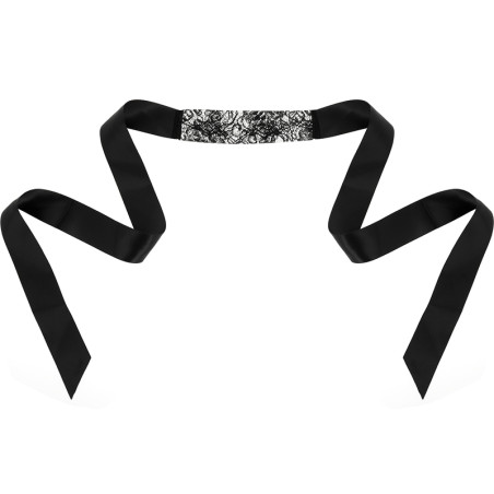Ruban Dentelle pour les yeux Noir