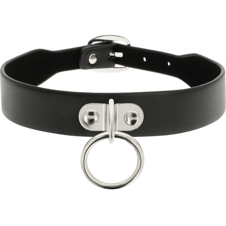 Collier Coquette avec Anneau Noir