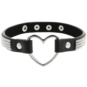 Ras de cou Coquette Coeur et Strass