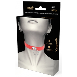 Collier Coquette avec Anneau Rouge 2