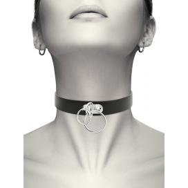 Collier Coquette avec Double Anneau