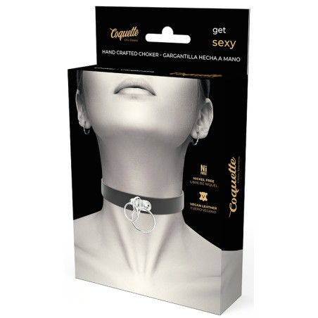 Collier Coquette avec Double Anneau