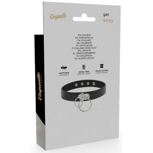 Collier Coquette avec Double Anneau