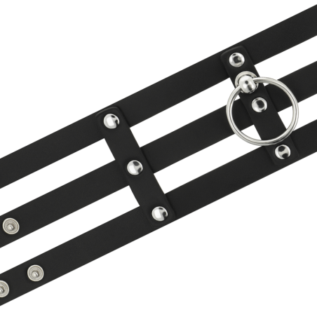 Ras de cou Coquette Triple Lane Noir