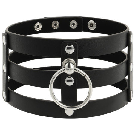 Ras de cou Coquette Triple Lane Noir