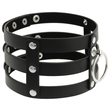 Ras de cou Coquette Triple Lane Noir