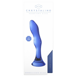 Gode en verre GALLANT Bleu 16 x 3.4cm