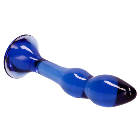 Gode en verre GALLANT Bleu 16 x 3.4cm