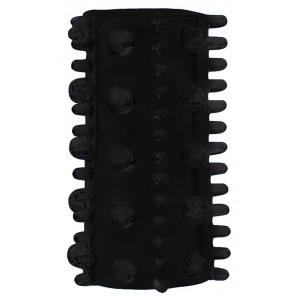 Etuis Texture Relief sleeve pour pénis noir