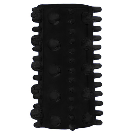 Etuis Texture Relief sleeve pour pénis noir