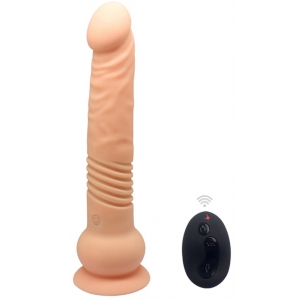 Gode vibrant et rotatif THE COMMANDER 19 x 3.7cm