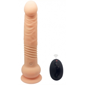 Gode vibrant et rotatif THE COMMANDER 19 x 3.7cm