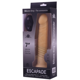 Gode vibrant et rotatif THE COMMANDER 19 x 3.7cm 2