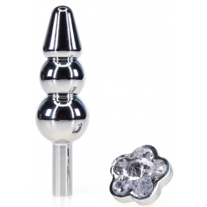 Plug Bijou anal FLOWER 10 x 2.7cm
