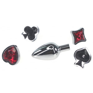 Plug Bijou POKER UP 6 x 2.7cm