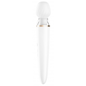 DOUBLE WAND-ER Satisfyer 33cm Blanc