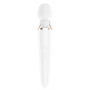 DOUBLE WAND-ER Satisfyer 33cm Blanc