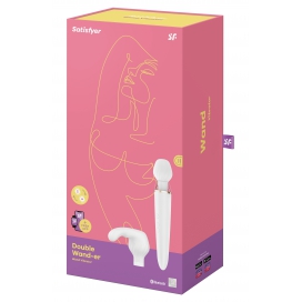 DOUBLE WAND-ER Satisfyer 33cm Blanc 2